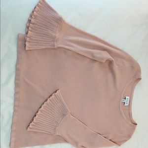 Adorable Comfy Flared Cuffs Knit Top XL